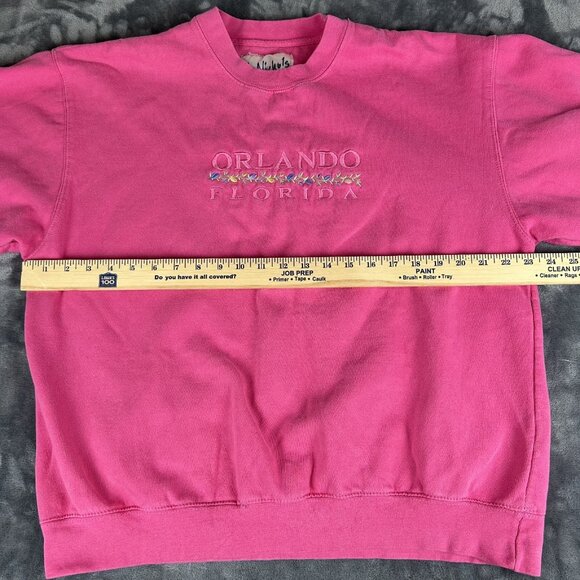 Pacific & Co Sweatshirt Cocoa Beach Florida Pullover Pink Women’s Size X-Large - Picture 3 of 7